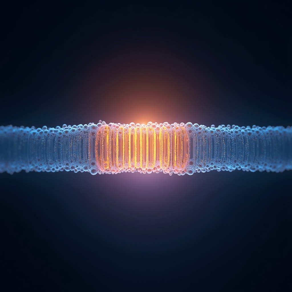 Scientific diagram showing electrolyte distribution across cell membranes with sodium and potassium ions moving through channels